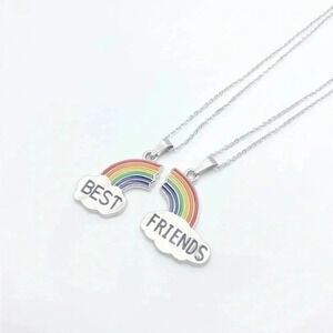 BEST friends jewelry, BFF jewelry set of 2 |Girl jewelry | Dainty Necklace